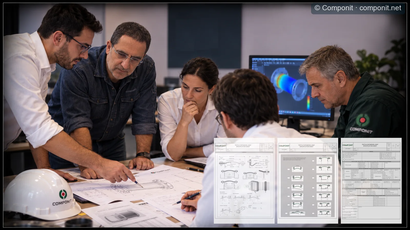 Presentación técnica durante una sesión de ingeniería y selección